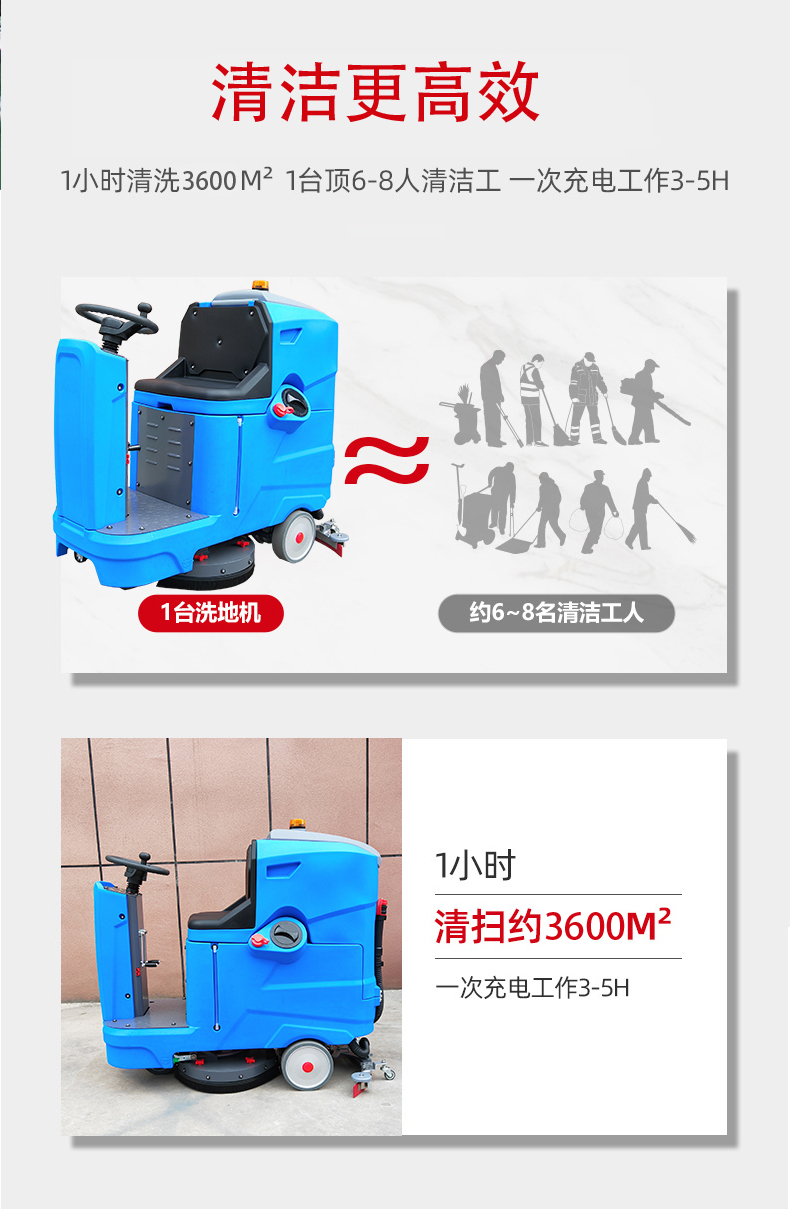 拉萨驾驶式洗地机更适合用在高铁站